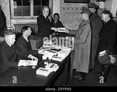 Referendum nella Saar, 1935 Foto Stock