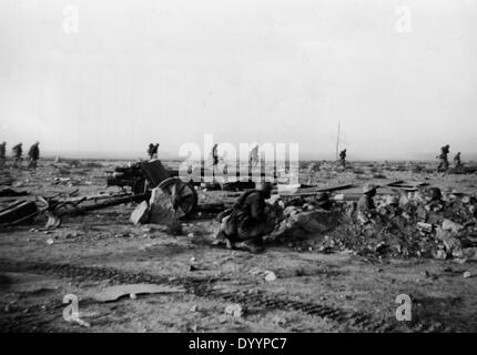 Combatte a Tobruk, 1941 Foto Stock