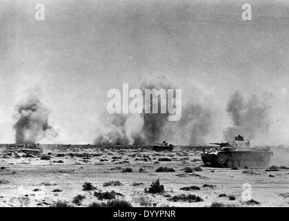 La cattura di Tobruk, 1942 Foto Stock