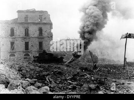 La battaglia di Monte Cassino, 1944 Foto Stock