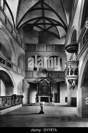 Una cappella del castello di Torgau, 1931 Foto Stock