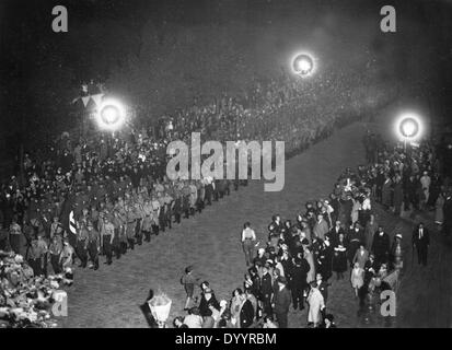 Processione aux flambeaux sequestro di potenza (film ancora), 1933 Foto Stock