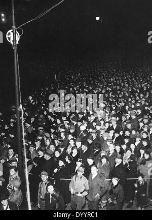 Fiaccolata in Berlin,1933 Foto Stock