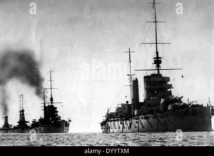 La battaglia dello Jutland Foto Stock