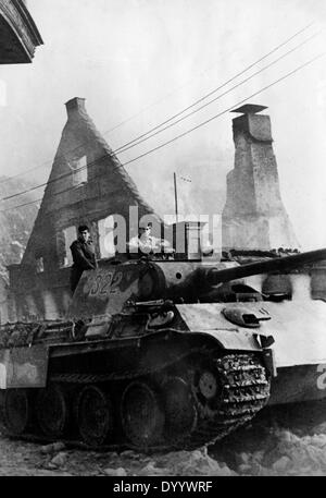 Un tedesco Panzer V di Goldap, 1944 Foto Stock