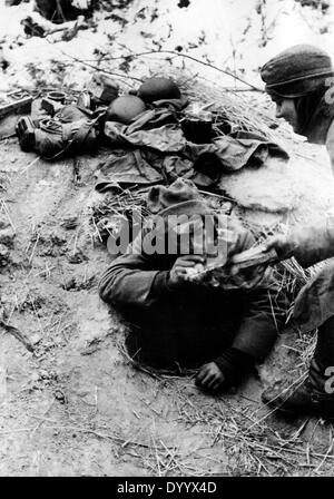 I soldati tedeschi sul Fronte Orientale, 1941 Foto Stock