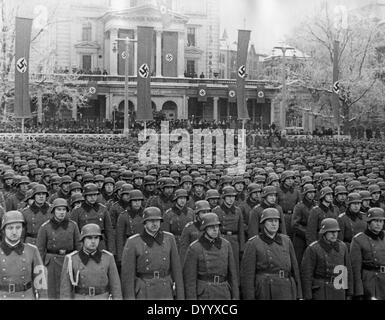 Prestazione di giuramento di soldati tedeschi nel Wartheland, 1940 Foto Stock