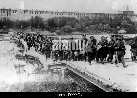 Prigionieri di guerra russi in Novogeorgievsk, 1915 Foto Stock