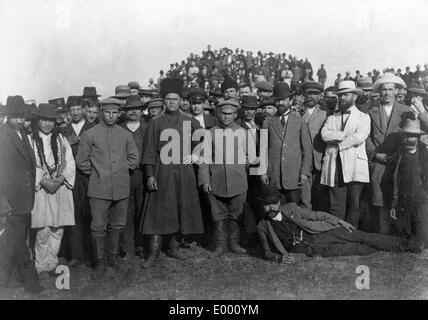 Prigionieri di guerra russi e internati civili, 1914 Foto Stock