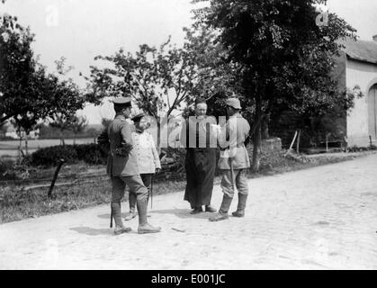 Anti-German propaganda in Inghilterra e nei Paesi Bassi, 1915 Foto Stock