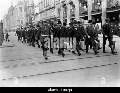 Reclutò Lansturm soldati , 1914 Foto Stock