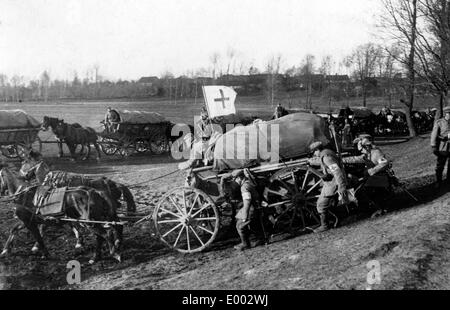 Tedesco società medica al fronte occidentale, 1914 Foto Stock