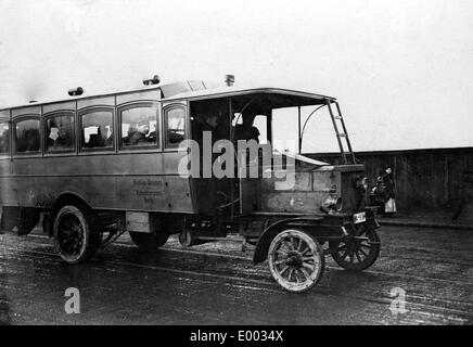 Berlino truppe di trasporto Bus, 1911 Foto Stock