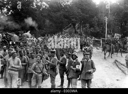 Prigionieri di guerra russi in Galizia, 1917 Foto Stock