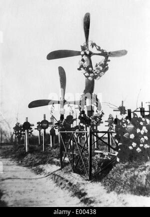 I piloti' tombe in Varsavia, 1916 Foto Stock