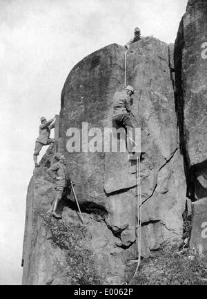 Guide alpine nelle Dolomiti, 1915 Foto Stock