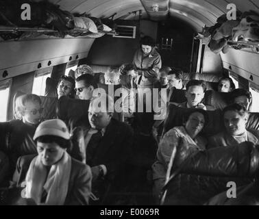 Aereo passeggeri sul modo di Maiorca, 1955 Foto Stock