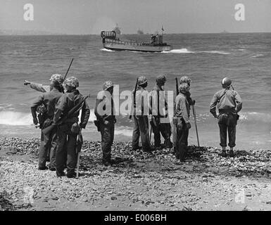 Stati Uniti lo sbarco in Libano, 1958 Foto Stock