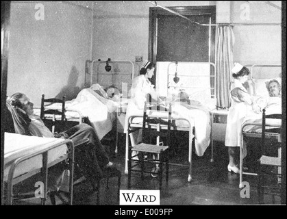 Ward nel Elliot Comunità Ospedale Foto Stock