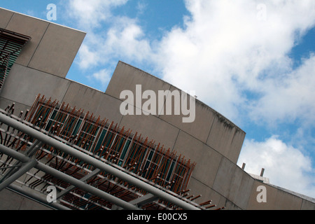 Edificio del Parlamento scozzese da Enric Miralles. Immagine da Kim Craig. Foto Stock