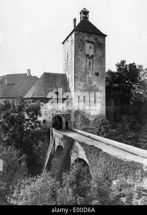 Neuburg am Inn, 1925 Foto Stock