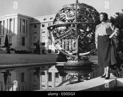 Il Palais des Nations a Ginevra Foto Stock