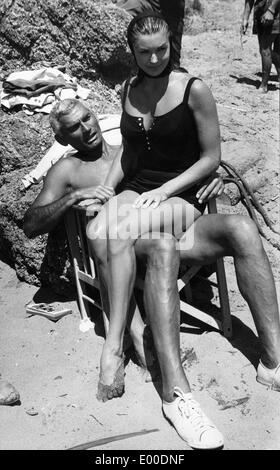 Esther Williams e Jeff Chandler, 1958 Foto Stock