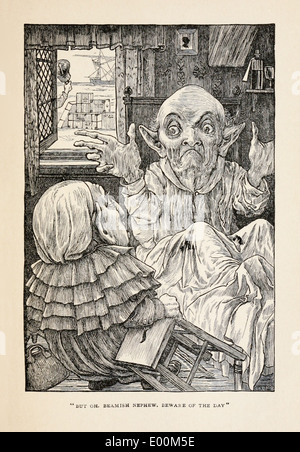 Henry Holiday (1839-1927) illustrazione da Lewis Carroll "la caccia della Snark - Una agonia in otto si adatta' pub nel 1876. Foto Stock