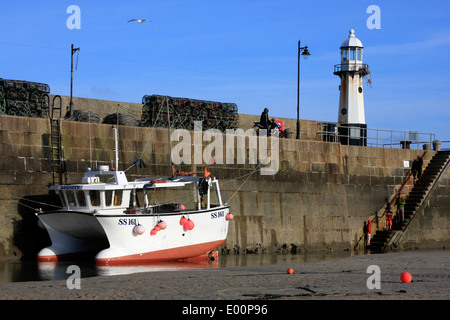 St Ives Harbour in Cornovaglia Foto Stock
