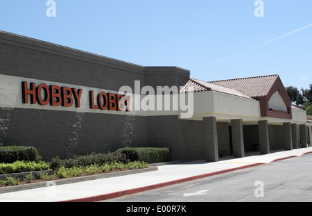 Hobby Lobby store retail in Morgan Hill, California Foto Stock