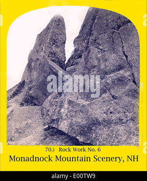 Montare Monadnock nella Contea di Cheshire, New Hampshire Foto Stock