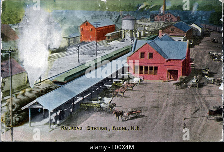 Cheshire Railroad Station (nuovo) in Keene, NH Foto Stock