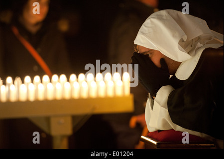 Pasqua settimana santa a Gallipoli, Lecce, Puglia, Italia Foto Stock