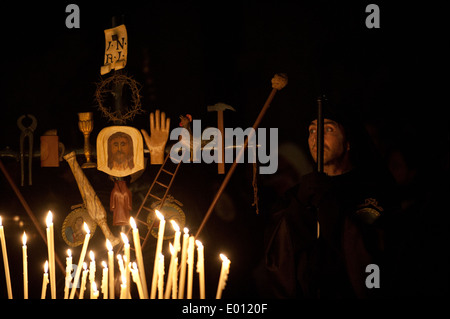 Pasqua settimana santa a Gallipoli, Lecce, Puglia, Italia Foto Stock