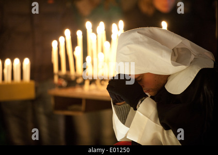 Pasqua settimana santa a Gallipoli, Lecce, Puglia, Italia Foto Stock