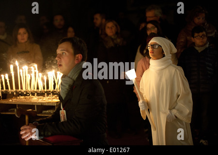 Pasqua settimana santa a Gallipoli, Lecce, Puglia, Italia Foto Stock