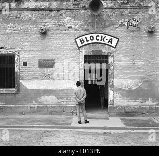 Theresienstadt campo di concentramento nella Repubblica ceca, 1969 Foto Stock