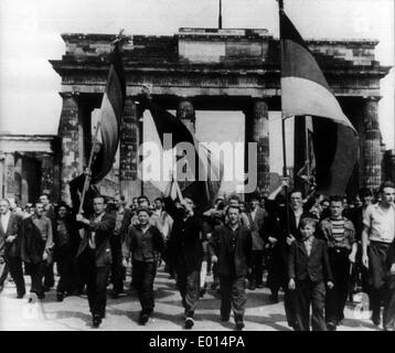 La rivolta del 17 giugno nella RDT, Berlino, 1953 Foto Stock