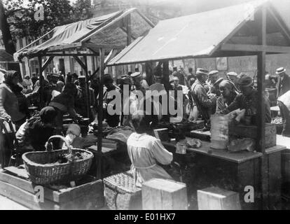 I soldati tedeschi durante la guerra di Jalta, 1918 Foto Stock