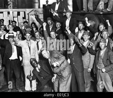 La crisi economica mondiale: Bonus dimostranti in Cleveland, 1932 Foto Stock