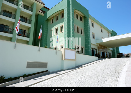 Edificio moderno di alta classe hotel sulla costa anatolica in Turchia. Foto Stock