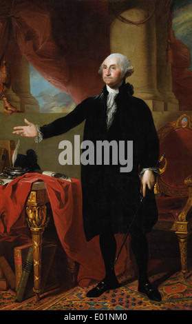 Gilbert Stuart George Washington (il Lansdowne ritratto) Foto Stock