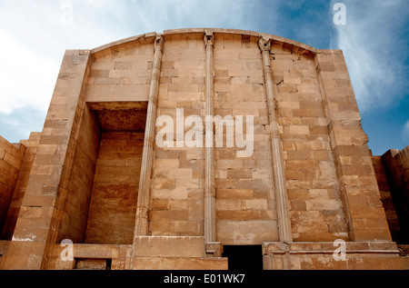 Saqqara,piramide del re Djoser III° dyn.) Il complesso del Heb-Sed del Faraone Foto Stock