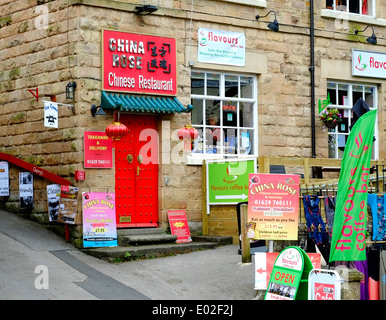 Cina Rose Ristorante Cinese Matlock Bath Derbyshire England Regno Unito Foto Stock