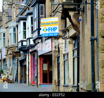 Proprietà in vendita a lasciar Matlock Derbyshire England Regno Unito Foto Stock