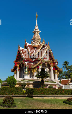 Sao Lak Mueang, pilastro della città santuario, Thung Sri Muang Park, Udon Thani, Isan o Isaan, Thailandia Foto Stock