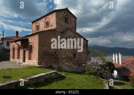 Santi Anargiri, chiesa bizantina, Kastoria Grecia Foto Stock