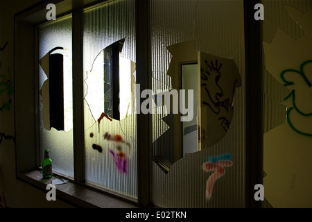 Svizzera Canton Ticino, Medoscio, ex sanatorio Foto Stock