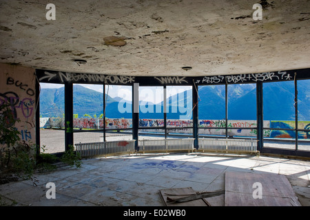 Svizzera Canton Ticino, Medoscio, ex sanatorio Foto Stock