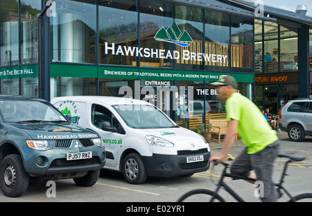 Hawkshead birreria nel villaggio di Staveley, South Lakeland, Parco Nazionale del Distretto dei Laghi, Cumbria, England Regno Unito Foto Stock